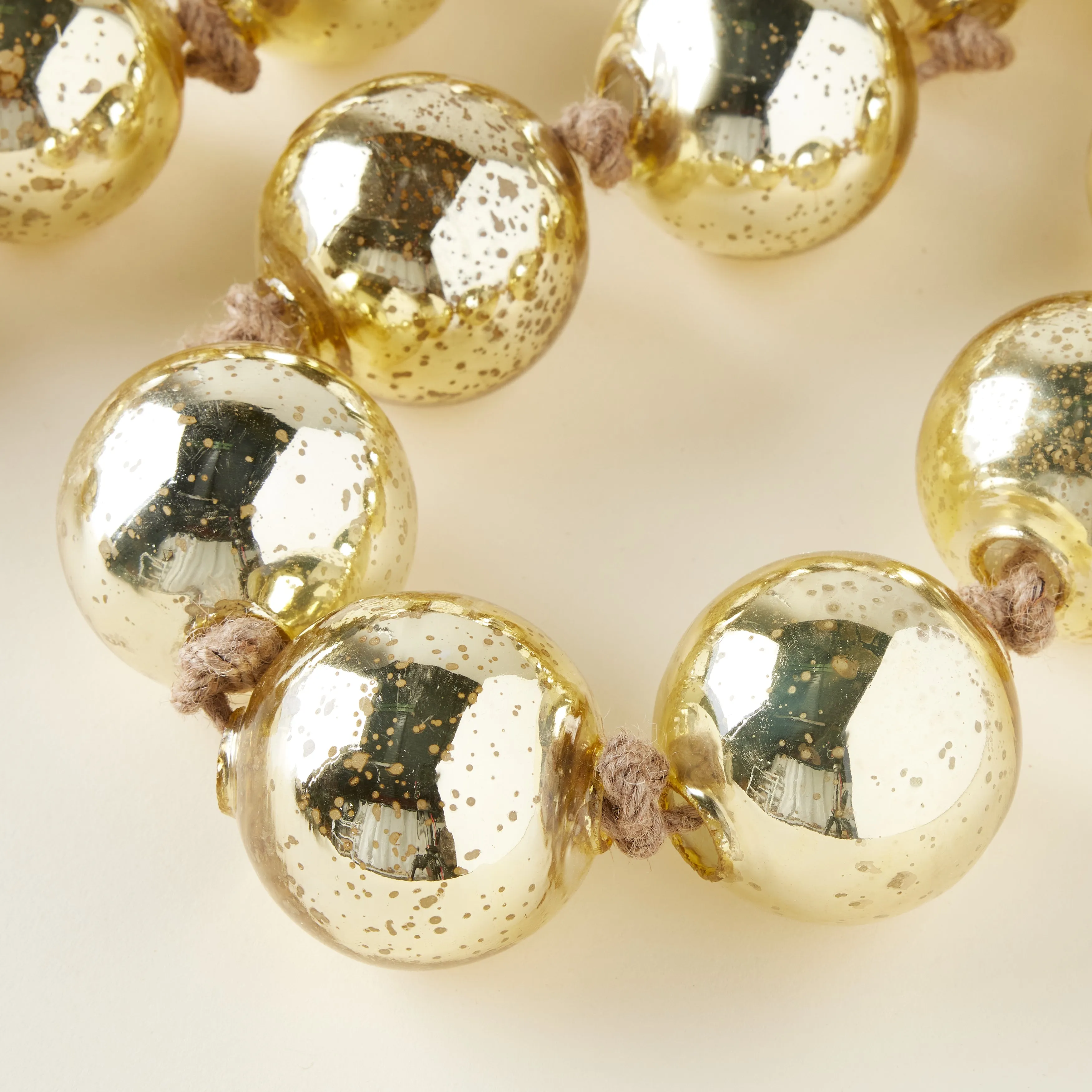 Recycled Glass Ornament Garland