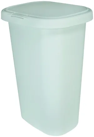 Rubbermaid 5L58 FG5L5806WHT Waste Can, 52 qt Capacity, Plastic, White, 25-1/2 in H :EA: QUANTITY: 1