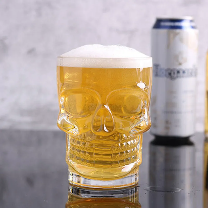 Skull Pint Glass