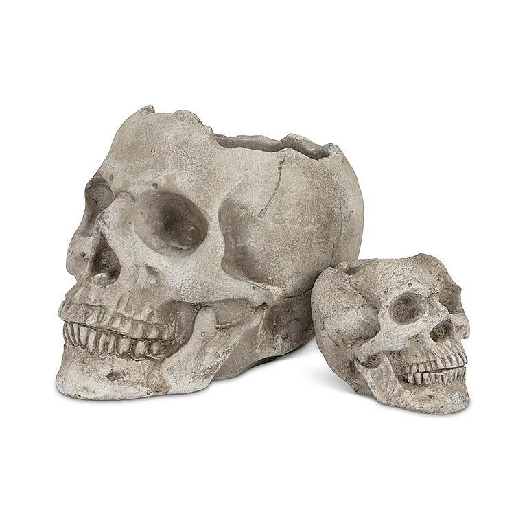 Small Skull Planter or Tealite Holder