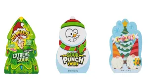 Sour Punch, Smarties, & Warheads Gift Ornaments Assorted 1pc