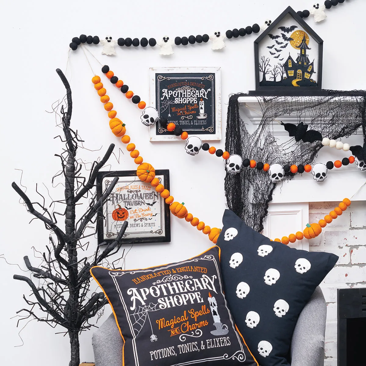 Spooky Ghost Garland